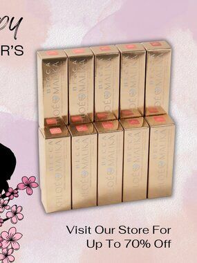 10 Becca Khloe Kardashian & Malika Haqq Ultimate Lipstick Love W- Hot Tamale